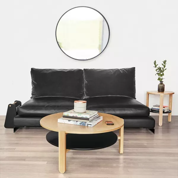 Umbra Hub Oval Wall Mirror - Black product thumbnail 2