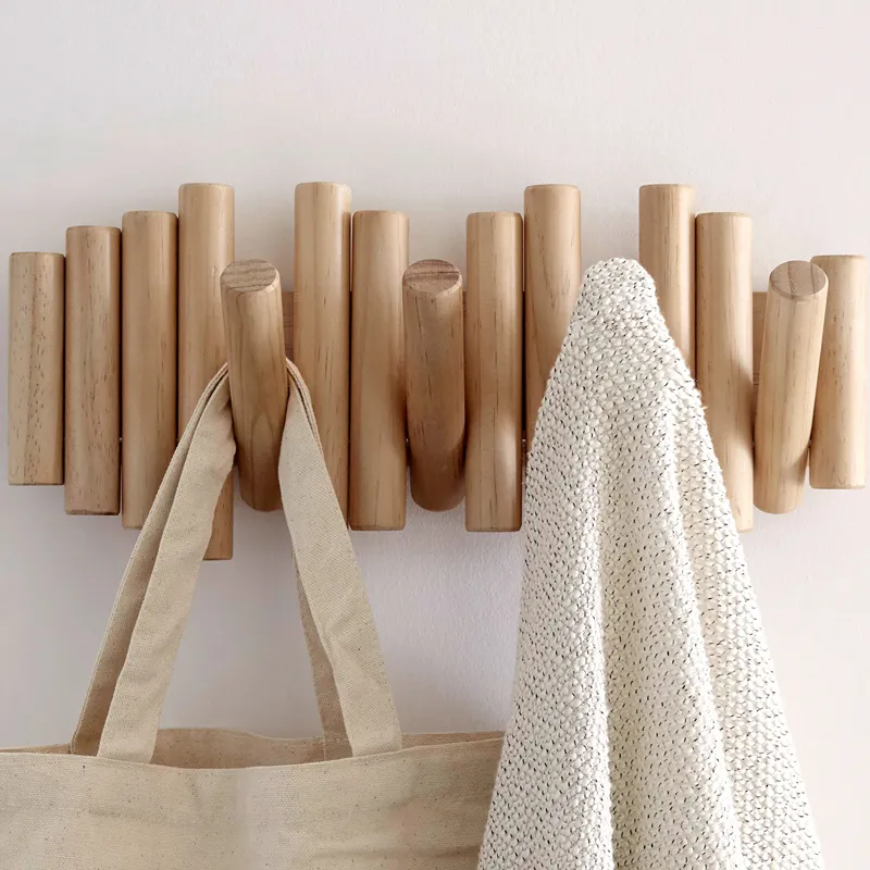 Umbra Picket Rail Hook Coat Rack -Natural product thumbnail 2