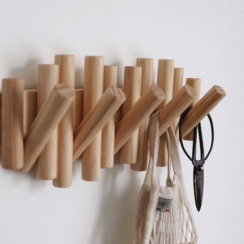 Umbra Picket Rail Hook Coat Rack -Natural product thumbnail 3