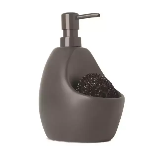 Umbra Joey Soap Dispenser With Sponge Caddy - Charcoal product thumbnail 2