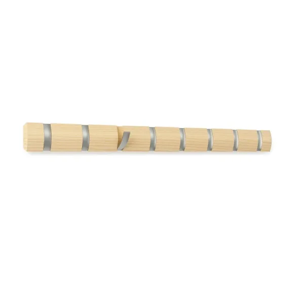 Umbra Flip 8 Hooks Wall Rail - Natural product thumbnail 4