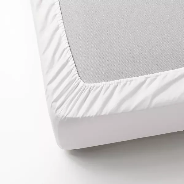 Nova Home "MicroBasic" Fitted Sheet Set - 3 Pcs - Queen - White product thumbnail 2