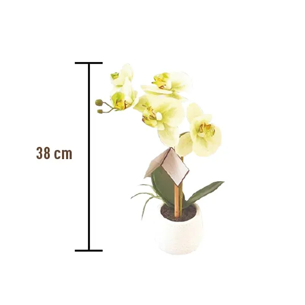 Nova Home Artificial Flower Arrangement 38 cm - Green product thumbnail 4