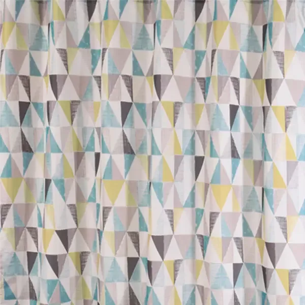 Weva Triangular Shower Curtain, 180x200 cm - Yellow product thumbnail 2