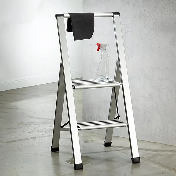 Wenko Alu-Design Stepladder - 2 Step - Silver product thumbnail 5