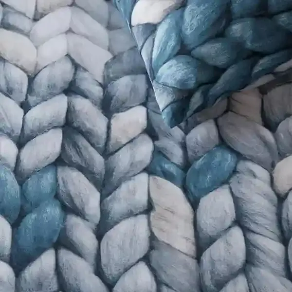 Bedding House Warmly Duvet Cover Set - 100% Cotton - Navy (Available in sizes) product thumbnail 3