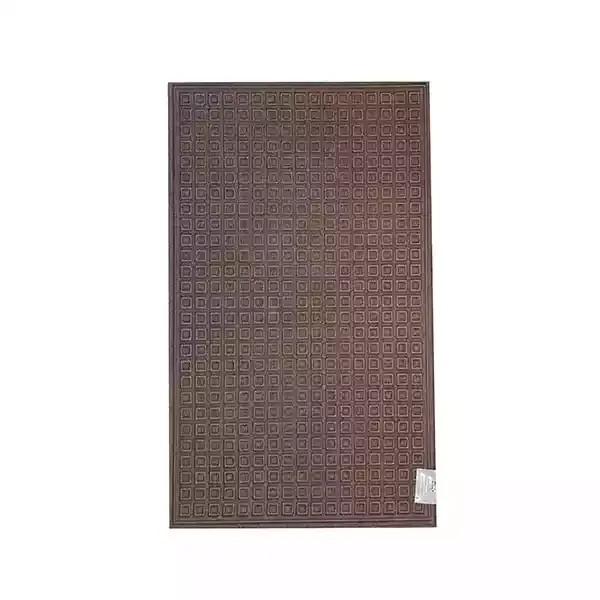 Nova Home Blocks Outdoor mat W & Rubber Backing - 90x150 cm - Brown product thumbnail 3