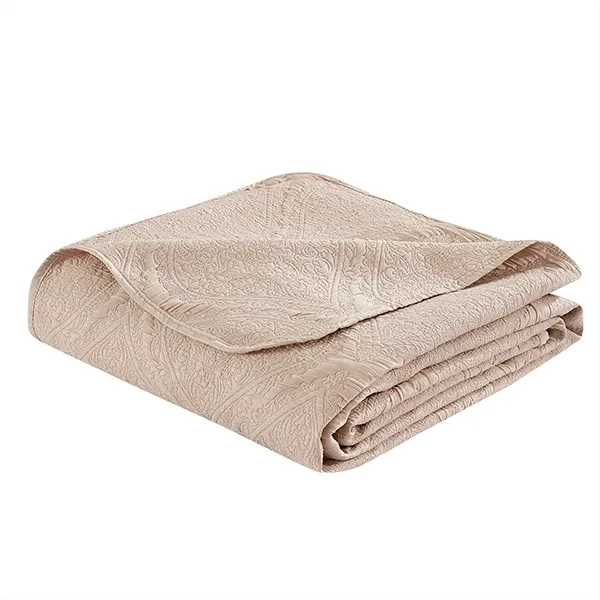Nova Home Flosway Jacquard Bed Spread Set - 3pcs - King & Super King - Beige product thumbnail 8