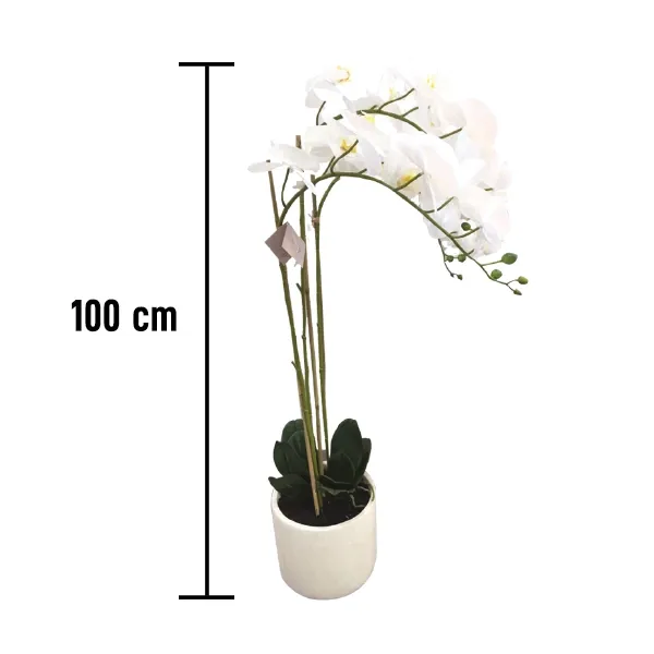 Nova Home Artificial Flower Arrangement 100 cm - White product thumbnail 4