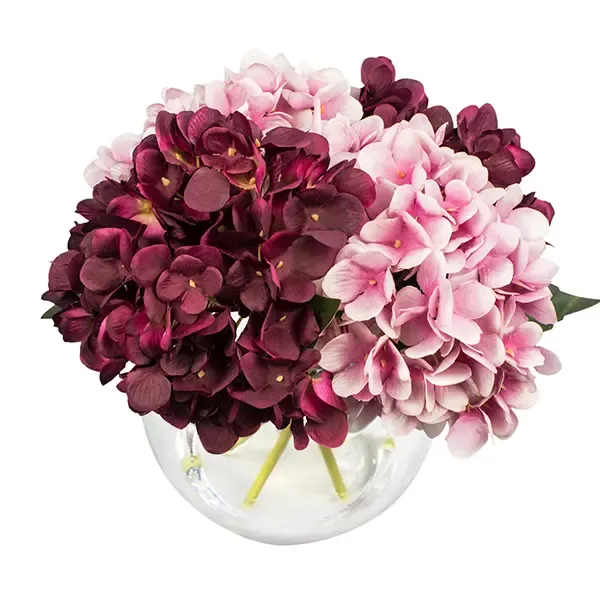 Nova Home "Hydrangea" Artificial Flower Arrangement - 23 cm - Purple product thumbnail 2