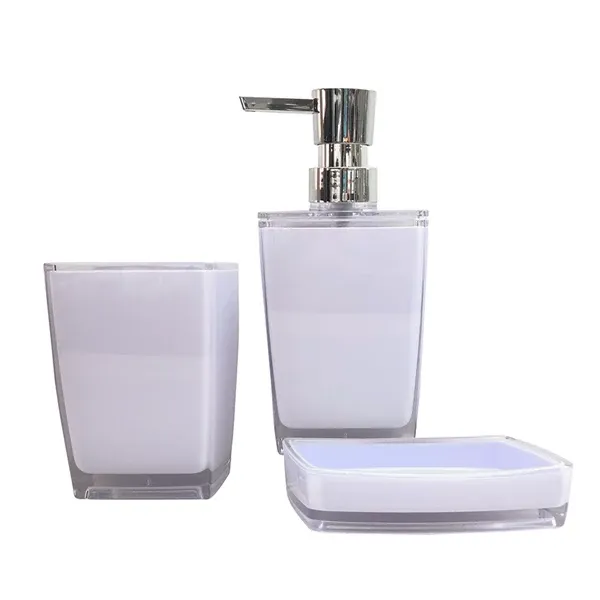 Weva Loose Bath Set, 3 Pieces - White product thumbnail 4