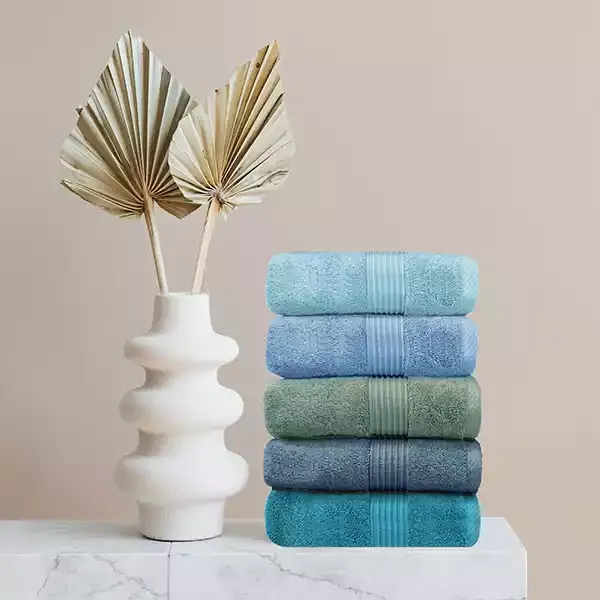 Nova Home "Pretty Collection" Towel - 100% Cotton, 33X33 cm - Lagoon product thumbnail 2
