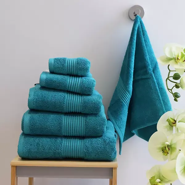 Nova Home "Pretty Collection" Towel - 100% Cotton - Lagoon product thumbnail 4