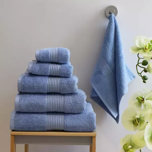 Nova Home "Pretty Collection" Towel - 100% Cotton, 100x150 cm - Blue product thumbnail 5