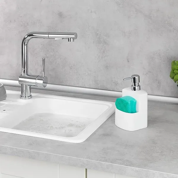 Wenko Festival Liquid Soap Dispenser - White product thumbnail 2
