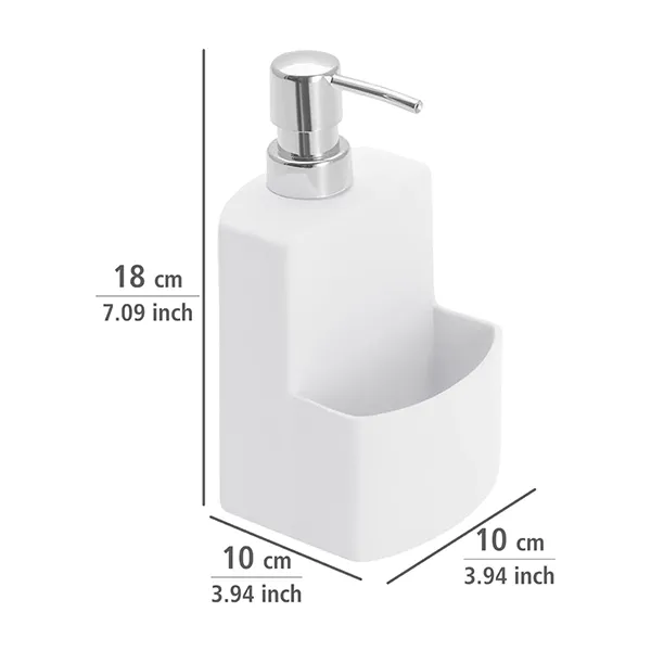 Wenko Festival Liquid Soap Dispenser - White product thumbnail 3