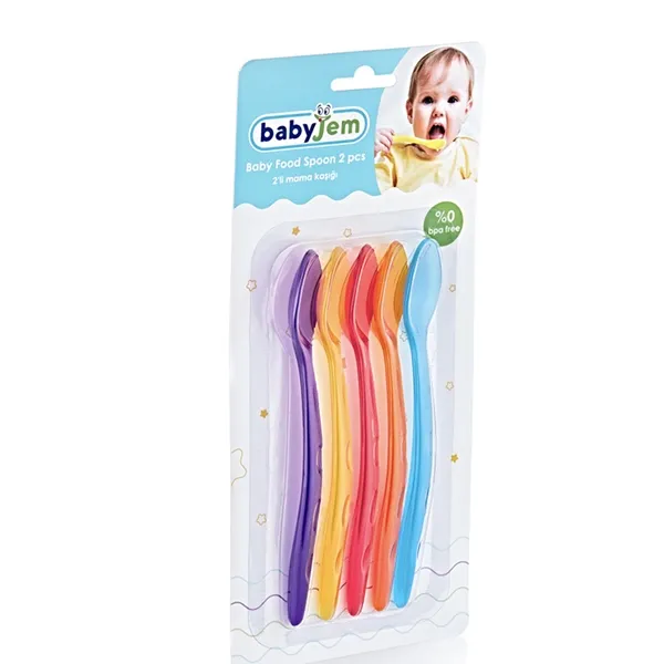 Babyjem Spoons - 5pcs - Multicolor product thumbnail 3