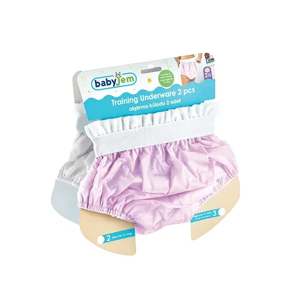 Babyjem Training Underwear Pants Set - 2pcs - Pink product thumbnail 2