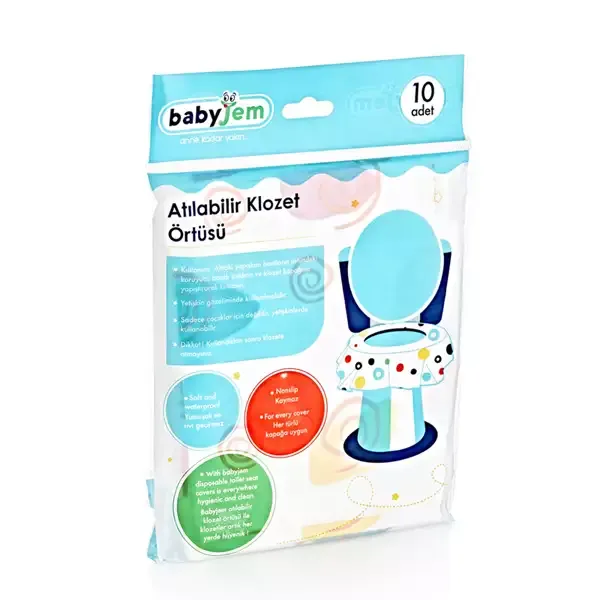 Babyjem Disposable Toilet Cover - 10pcs - White product thumbnail 3