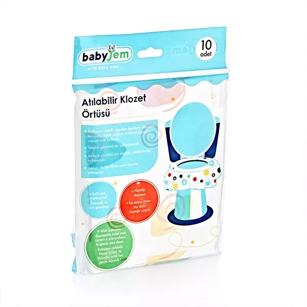 Babyjem Disposable Toilet Cover - 10pcs - White product thumbnail 4