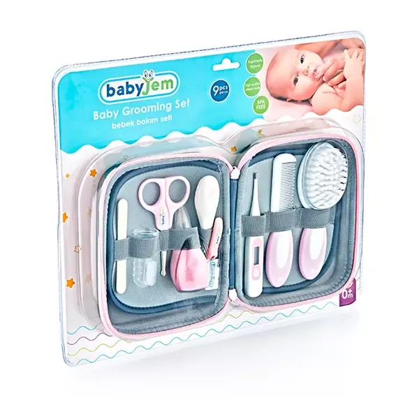 Babyjem Baby Grooming Set - 9pcs - Pink product thumbnail 2