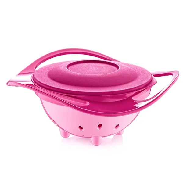 Babyjem 360-degree Swivel Design Bowl - Pink product thumbnail 4