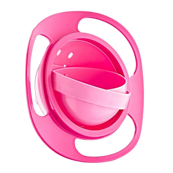 Babyjem 360-degree Swivel Design Bowl - Pink product thumbnail 2