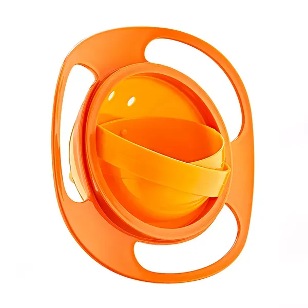Babyjem 360-degree Swivel Design Bowl - Orange product thumbnail 2