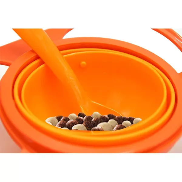 Babyjem 360-degree Swivel Design Bowl - Orange product thumbnail 3