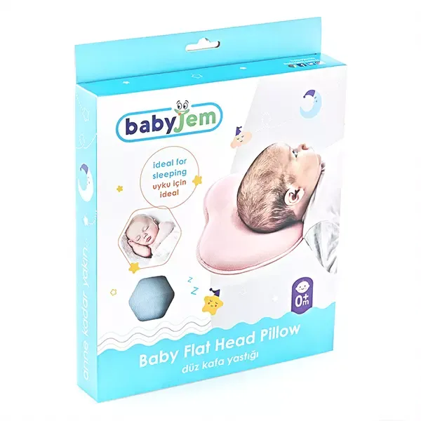 Babyjem Flat Head Pillow - Pink product thumbnail 4