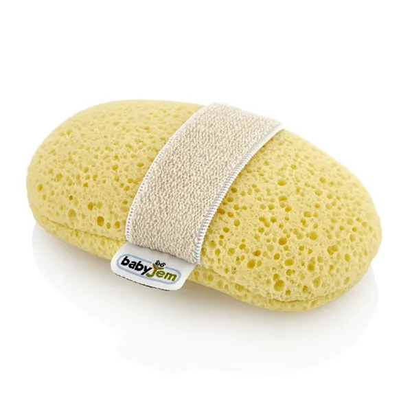 Babyjem Baby Bath Sponge With Handgrip - Yellow product thumbnail 2