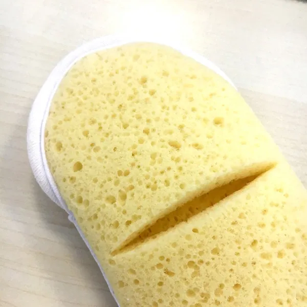 Babyjem Baby Bath Sponge With Handgrip - Yellow product thumbnail 4