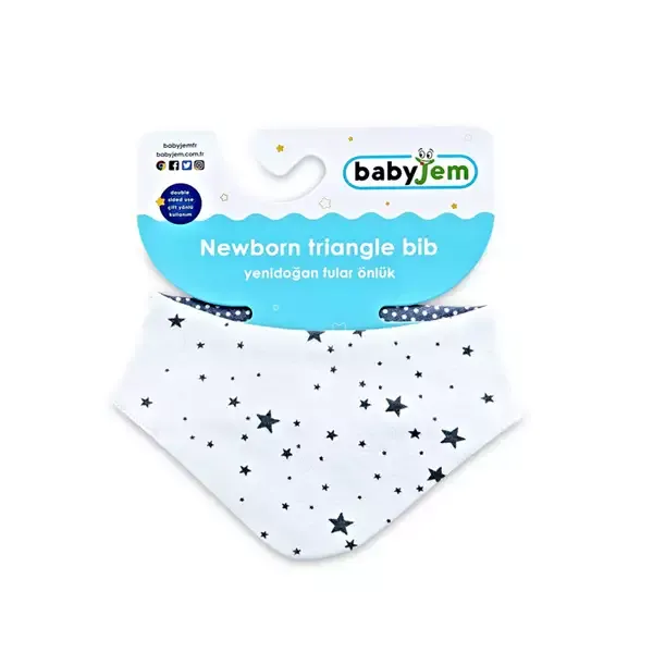 Babyjem Bandana Bib - Grey product thumbnail 2