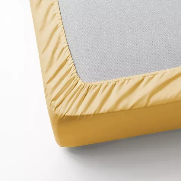 Nova Home "MicroBasic" Fitted Sheet Set - Yellow product thumbnail 2