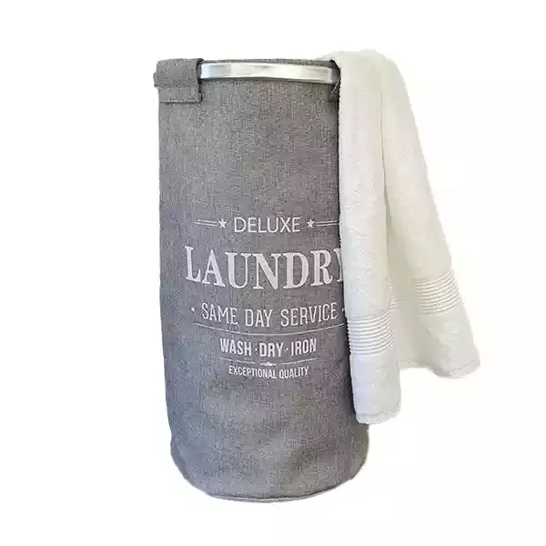 Weva Ringo Foldable Laundry Basket - Grey product thumbnail 2