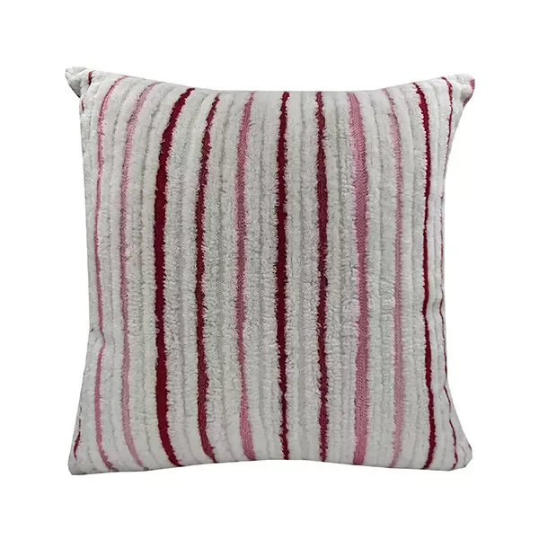 Nova Home Vertical Handmade Embroidered Cushion Cover - 50x50 cm - Pink product thumbnail 4