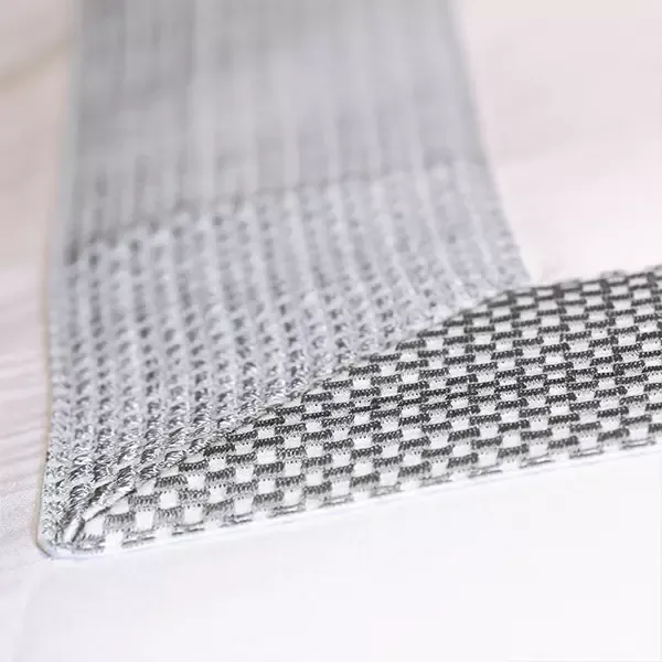 Nova Home Soft Embroidery Duvet Cover Set - 100% Cotton, 400 Thread - King & Super King - 7 Pcs - White & Grey product thumbnail 3