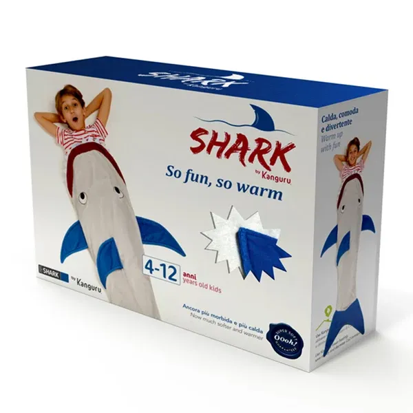 Kanguru Kids' Blanket Shark 142cm - Unique product thumbnail 3