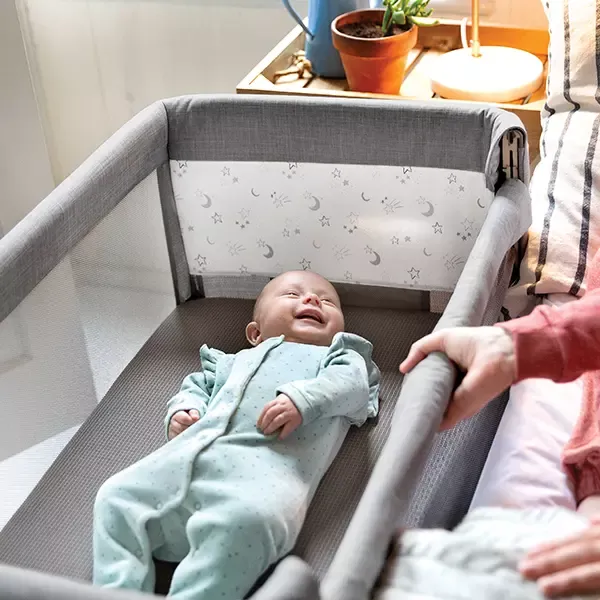 Joie Roomie Baby Bed - Foggy Gray - Grey product thumbnail 3