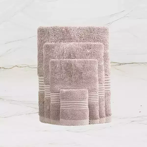 Nova Home "Pretty Collection" Towel - 100% Cotton, 50x100 cm - Beige product thumbnail 3
