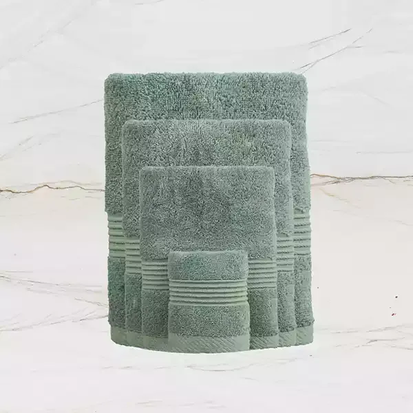 Nova Home "Pretty Collection" Towel - 100% Cotton - Green product thumbnail 3