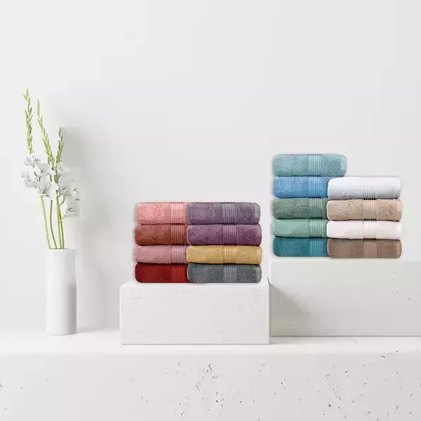 Nova Home "Pretty Collection" Towel - 100% Cotton - Green product thumbnail 2