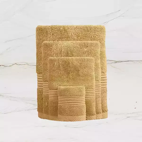 Nova Home "Pretty Collection" Towel - 100% Cotton, 33X33 cm - Yellow product thumbnail 3