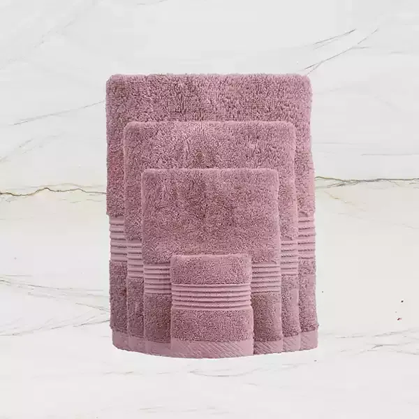 Nova Home "Pretty Collection" Towel - 100% Cotton, 40x60 cm - Rose product thumbnail 3