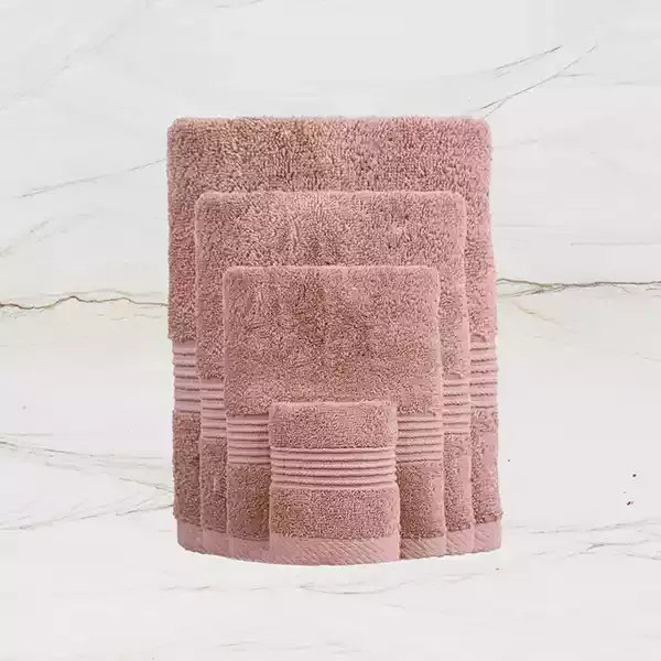 Nova Home "Pretty Collection" Towel - 100% Cotton - Salmon product thumbnail 3