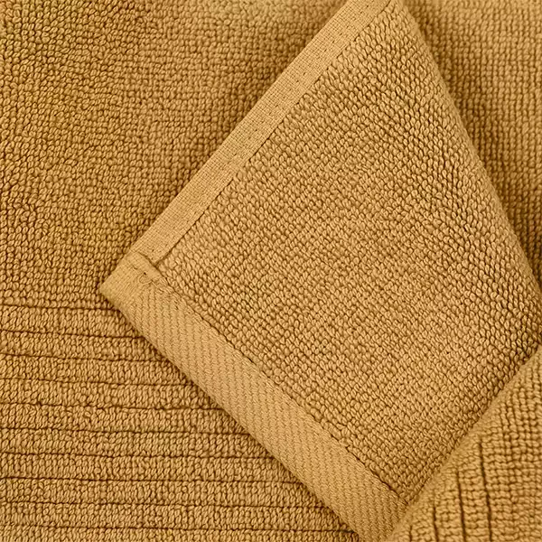 Nova Home Pretty Collection Bath Mat Towel - 100% cotton - 60x80 cm - Yellow product thumbnail 2