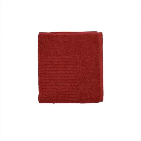 Nova Home Pretty Collection Bath Mat Towel - 100% cotton - 60x80 cm - Burgandy product thumbnail 4