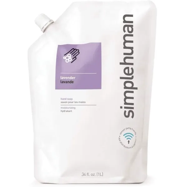Simplehuman Liquid Soap Refill Pouch-1 L - Lavender product thumbnail 4