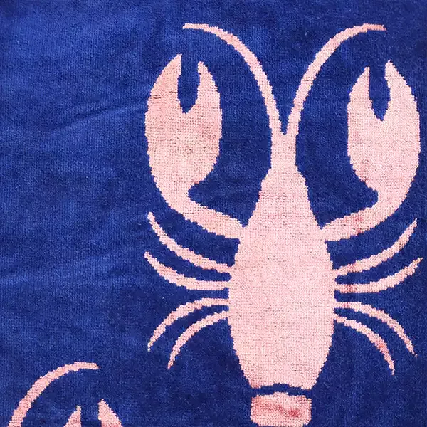 Cannon "Maine" Printed Beach Towel - 100% Cotton - 95x175 cm - Navy product thumbnail 3