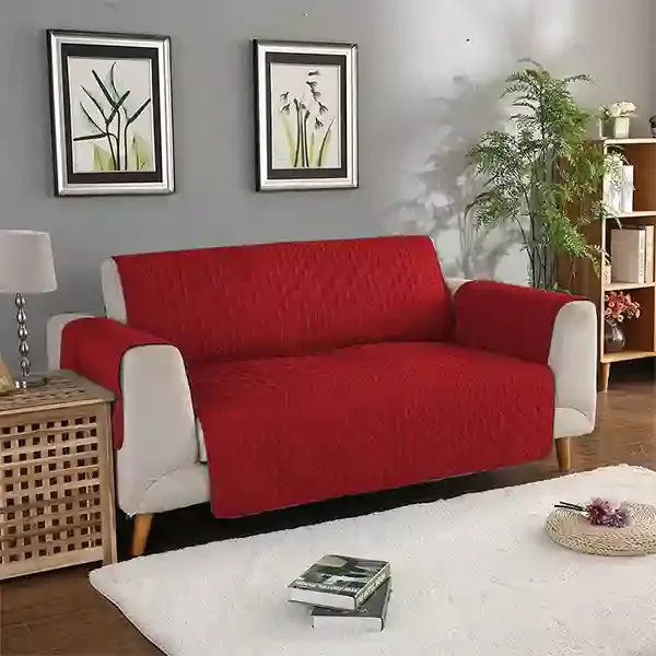 Nova Home Sure Fit Sofa Protector 7 Seats - Burgandy product thumbnail 3